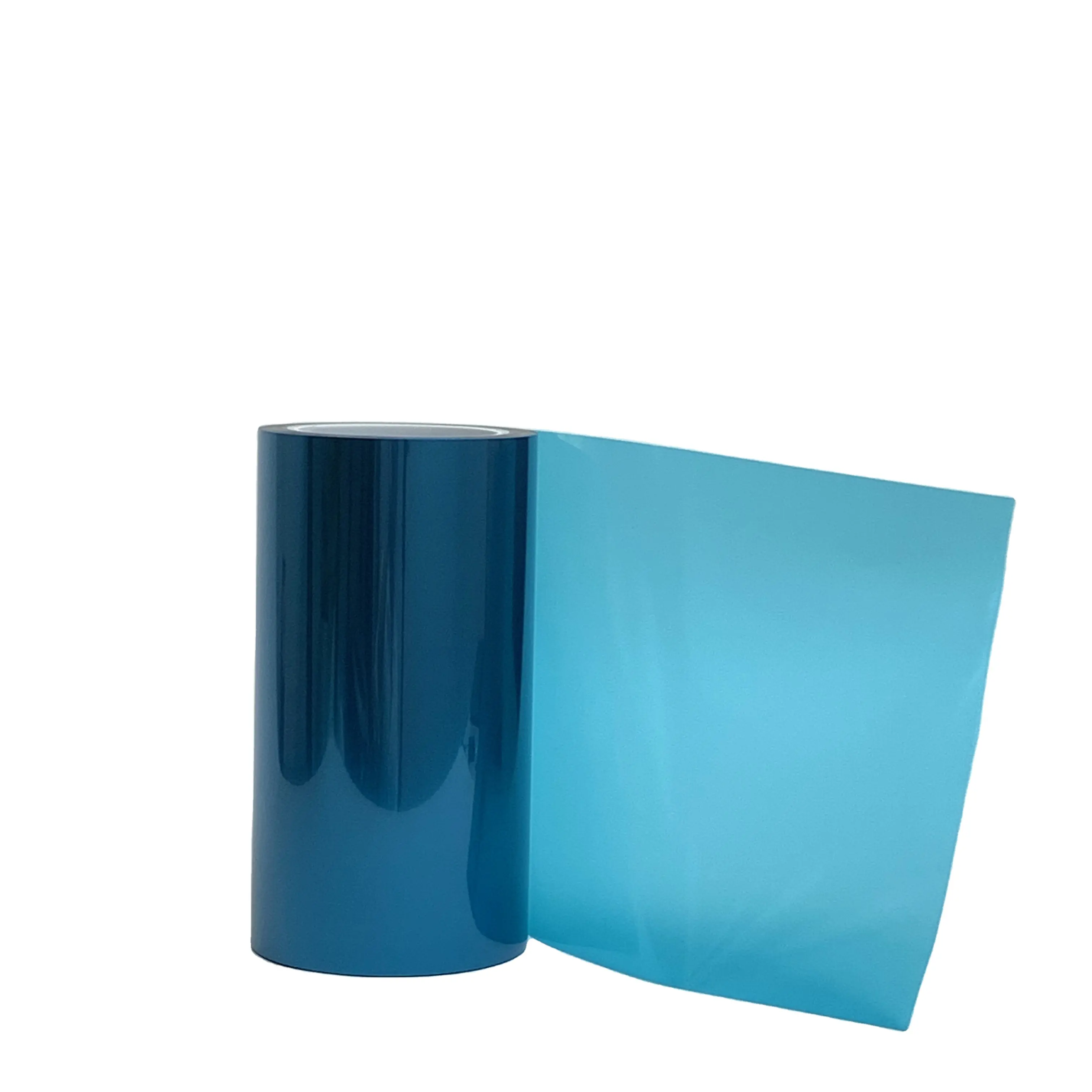 High Transparent Easy Tear Blue PET Protective Film for Electronic Device Screen Die Cutting