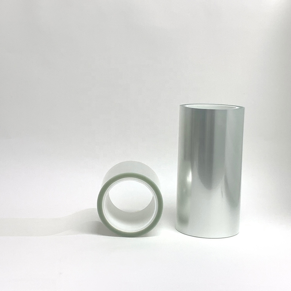 Wholesale 50 Micron Thick Self-Adhesive PET Protection Film Glossy Surface Rigid Plastic Casting Anti-Graffiti Glass Pet Film