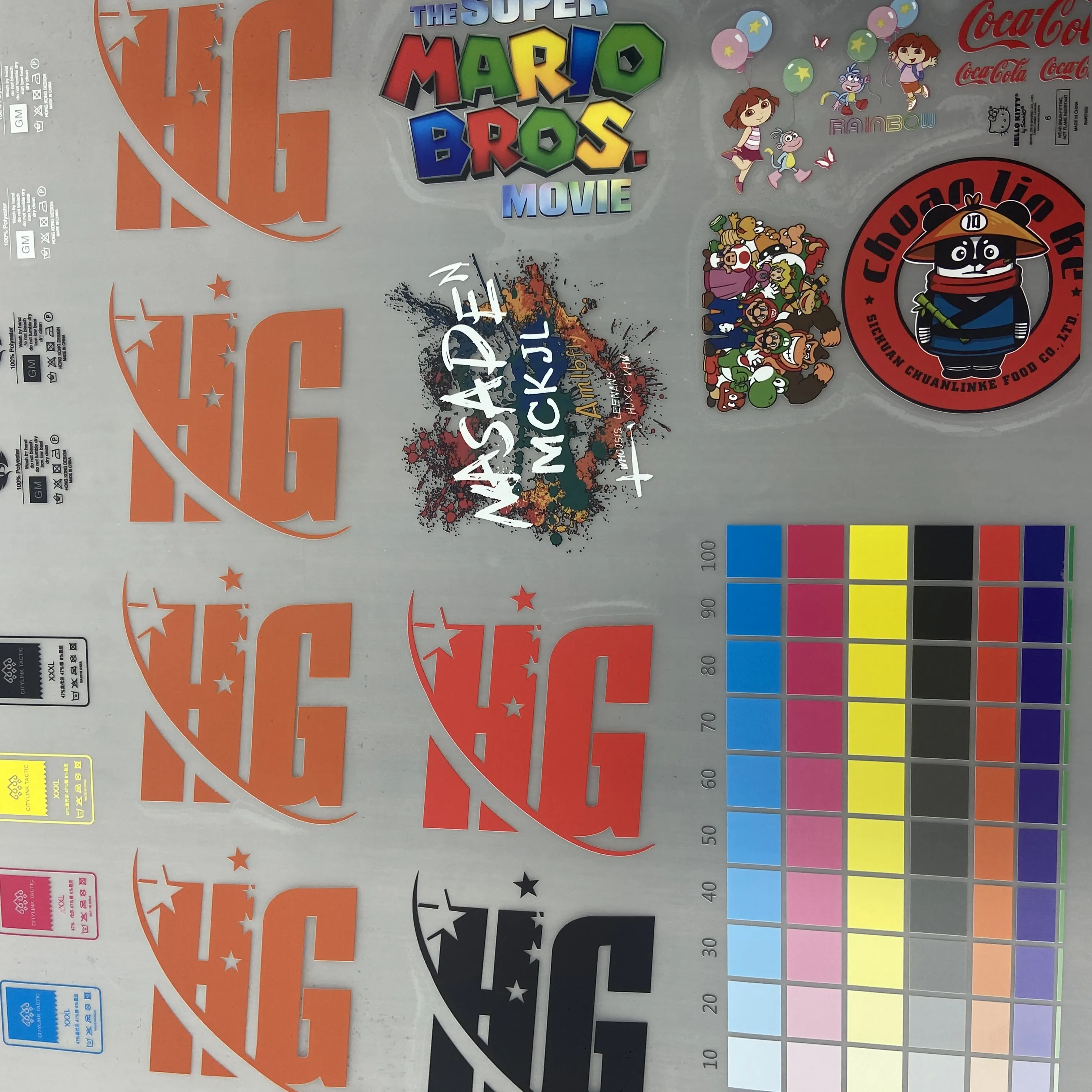 Factory Wholesale Hot Print Film Coating PET Film DTF Hot and Cold Second Tear Single Side Heat Transfer Film