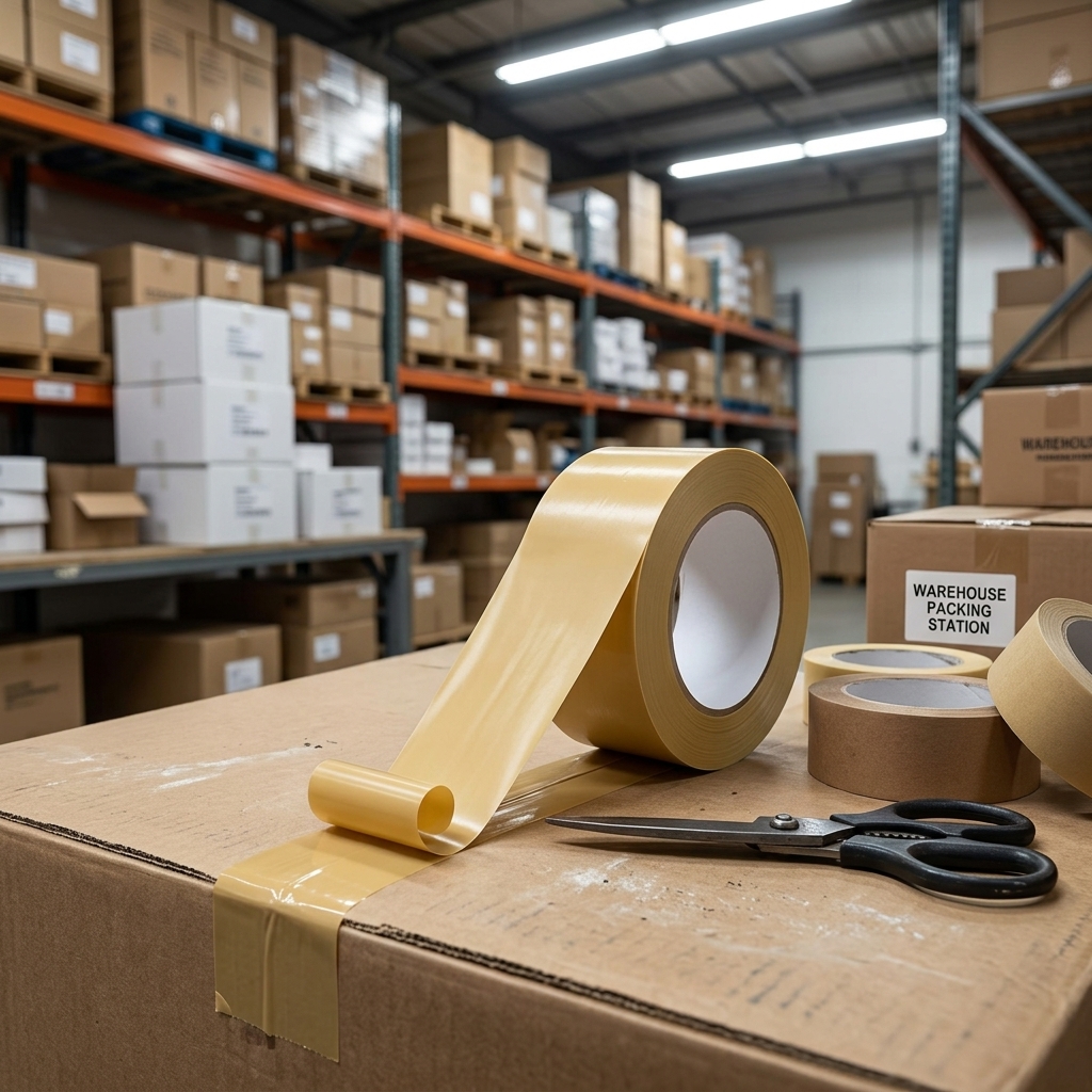 Eco Friendly Biodegradable Adhesive Tape Compostable Cellulose Packaging Tape for Zero Waste Shipping