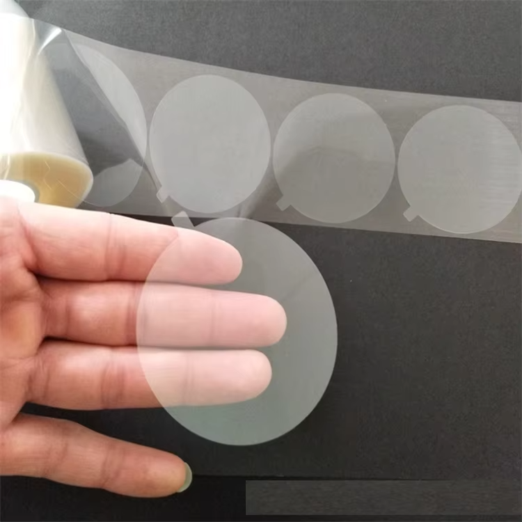 High Translucent 50mic PET Protective Film Roll Soft Plain Polyester High Gloss 30cm Die-Cut Adhesive Film Processed Casting
