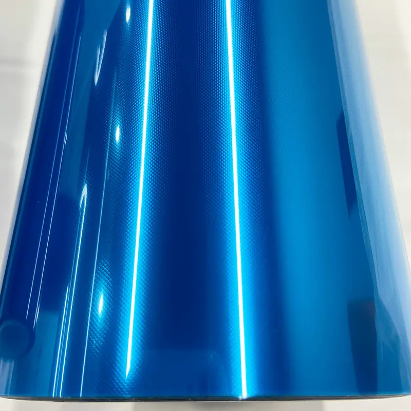 50 Micron Blue Plastic Film Mesh Pet Electronic Die Cutting Surface Protection Film