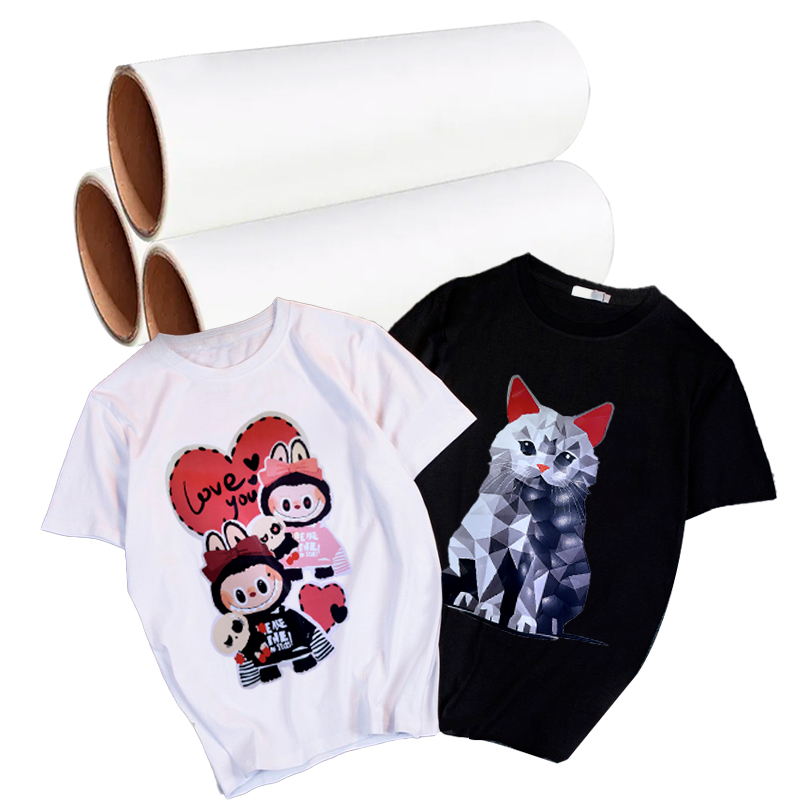 Double-Sided PET Heat Transfer Hot Stamping Film with Customizable Size Hot Peeling Bright Colors for Clothes