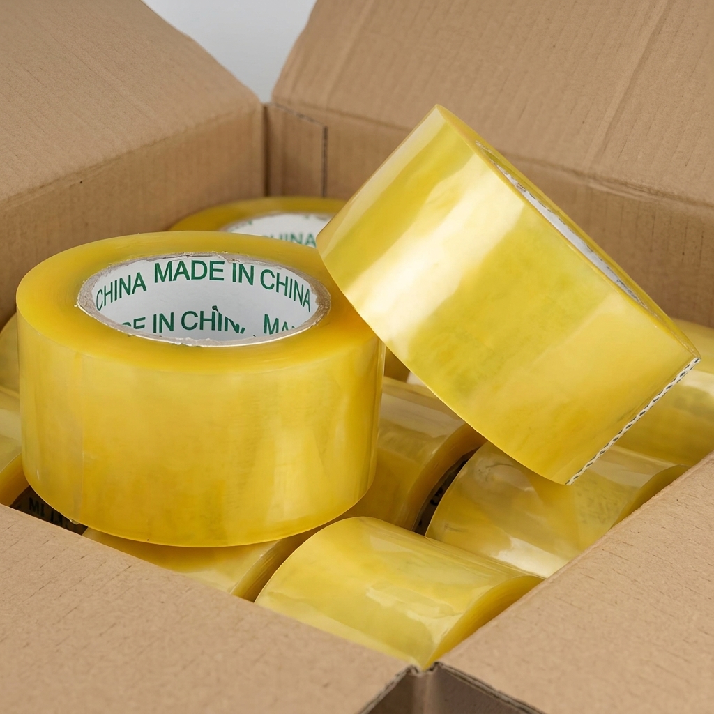 Premium Clear Packaging Tape Roll Heavy Duty Transparent BOPP Packing Tape for Industrial Box Sealing
