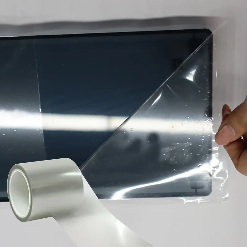 100mic PET Film Roll Scratch-Resistant Waterproof for Digital Display Covering Packaging Made of Durable Polyester Plastic
