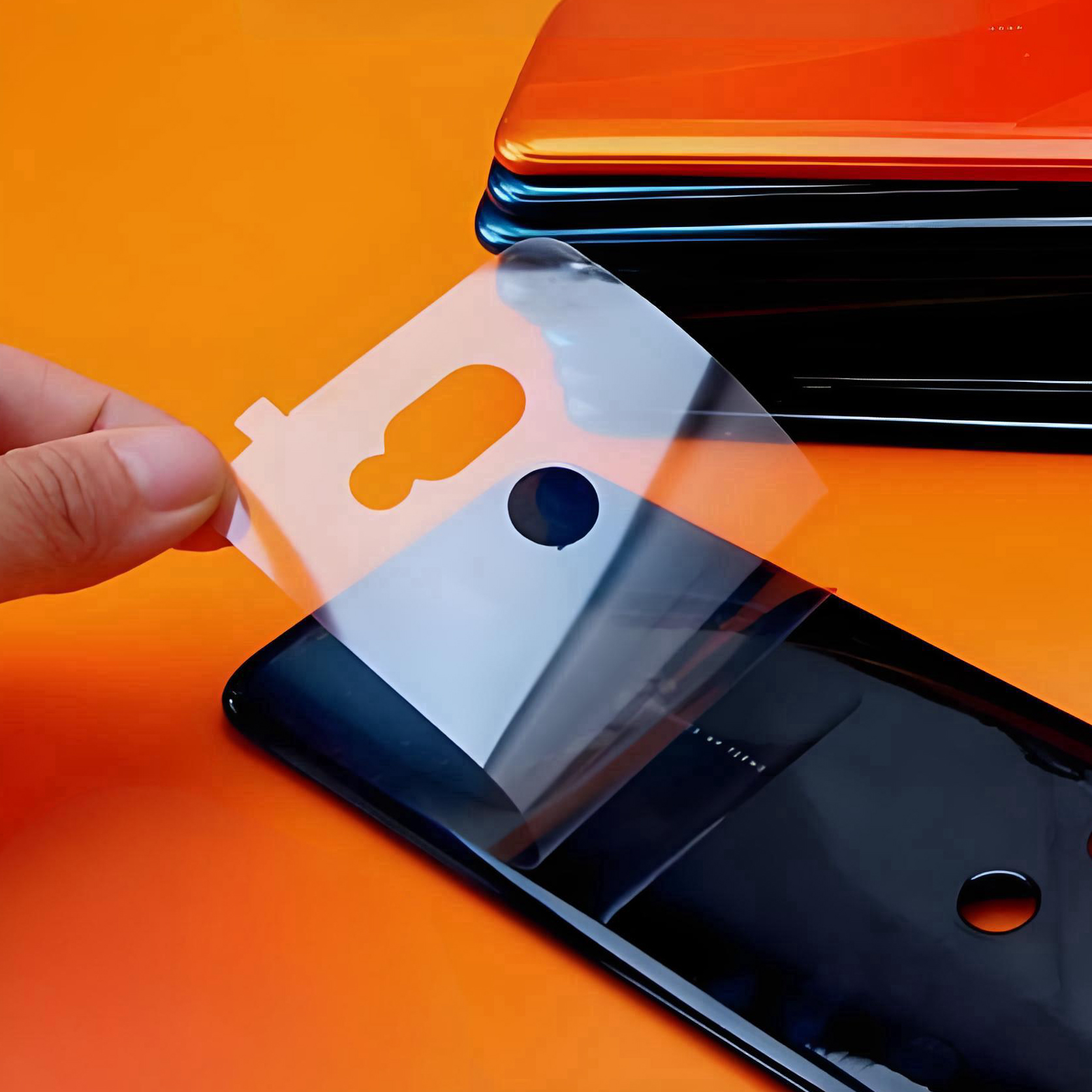 New Trend Single Sided Silicone Adhesive PET Protective Film High Gloss Light Guide Plate for Mobile Phones Available 50cm 30cm