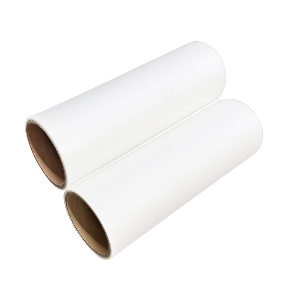 Custom Wholesale Dtf Ink Pet Film Roll Instant Peel Hot Peel 30*100cm 60*100cm Double Side Matte Dtf Film for Transfer Printing