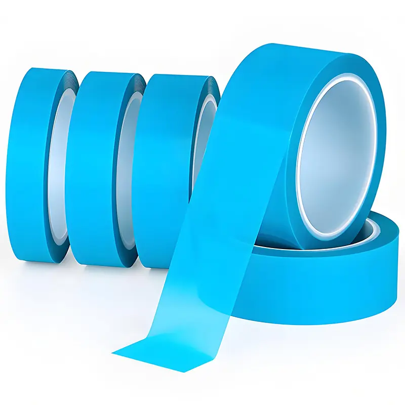 Blue Mopp Film Single Sided Adhesive Waterproof Refrigerator Strapping Tape for Long-Distance Shipping No Residue