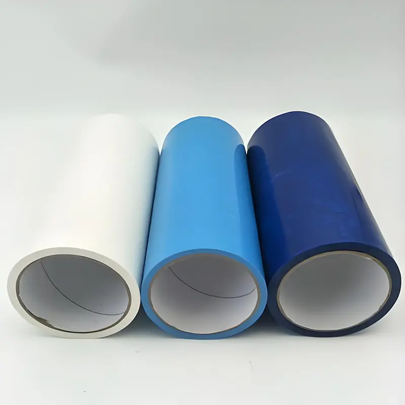 Waterproof Blue Mopp Film Single Sided Adhesive Tape No Residue Refrigerator Strapping Tape for Long-Distance Shipping