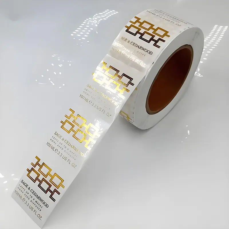 BOPP Transparent Self-adhesive Sticker Wash Bottle Label Customization