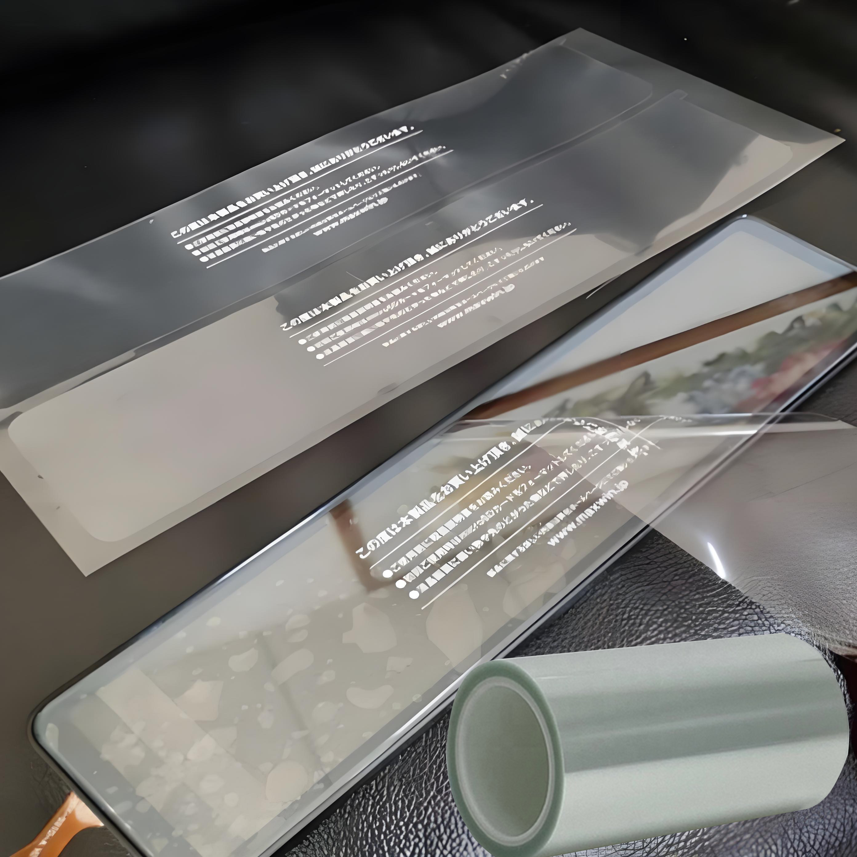 Customisable Waterproof Scratch Resistant 80 Micron Transparent PET Protective Film for Electronic Product Surface Protection