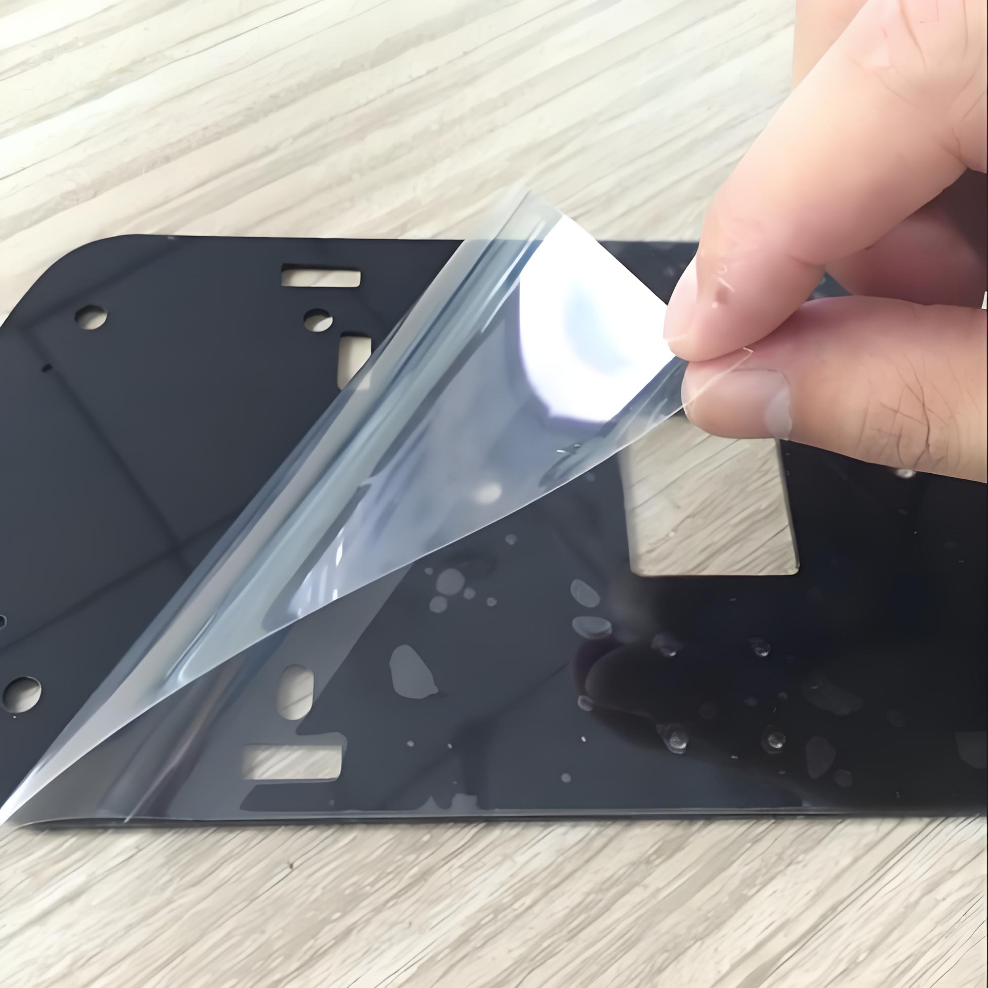 Manufacturing Industry Commonly Uses PET Acrylic Soft Protective Film Waterproofing Anti-scratch Plain Surface for Plastic Board