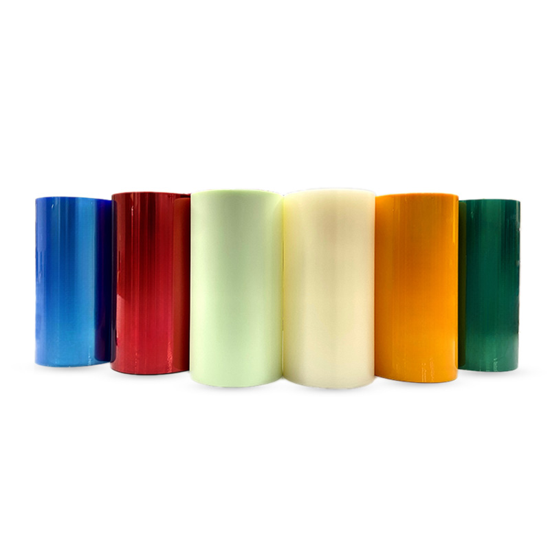 Colorful Jumbo Roll PET Protective Adhesive Film Soft Silicone Optical Clear Factory Wholesale Scratch Proof Customizable