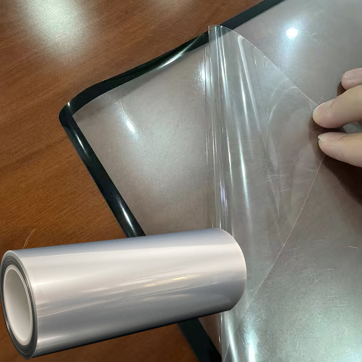 Industrial Grade Transparent PET Film Roll Heat Resistant Clear PET Plastic Film for Lamination