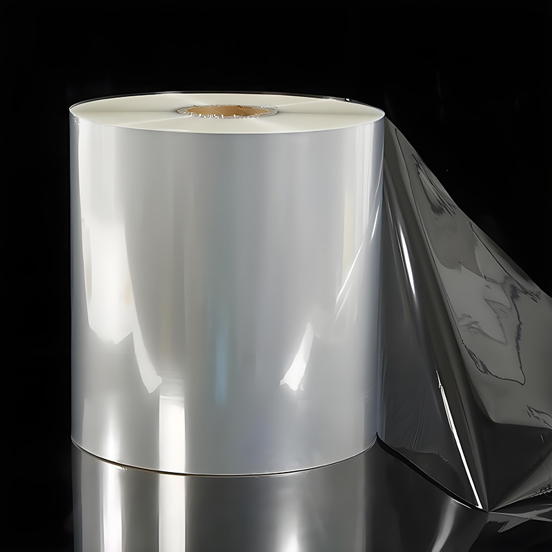 Professional 50 Micron BOPP Acrylic Coating Film Roll Plain Glossy High-Gloss Soft Packaging Materials Casting Process