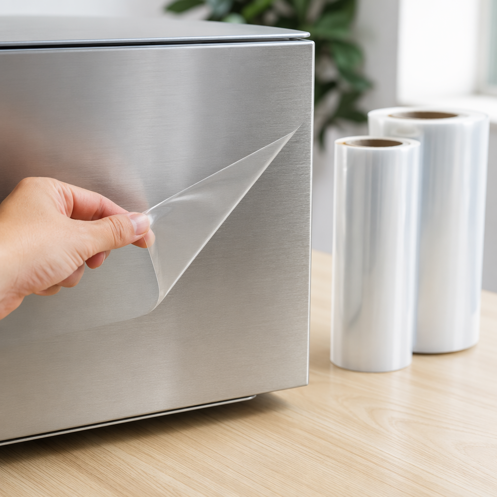 Industrial PET Film Roll Transparent PET Protective Film Anti-Dust Anti-Corrosion Surface Film