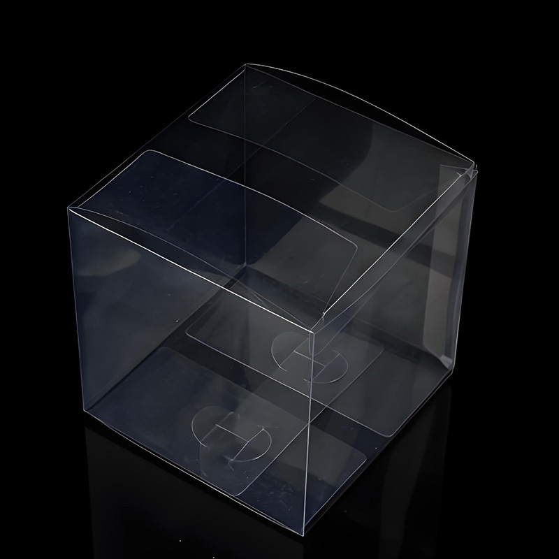 Custom PET Transparent square Rectangular Plastic Packaging Box