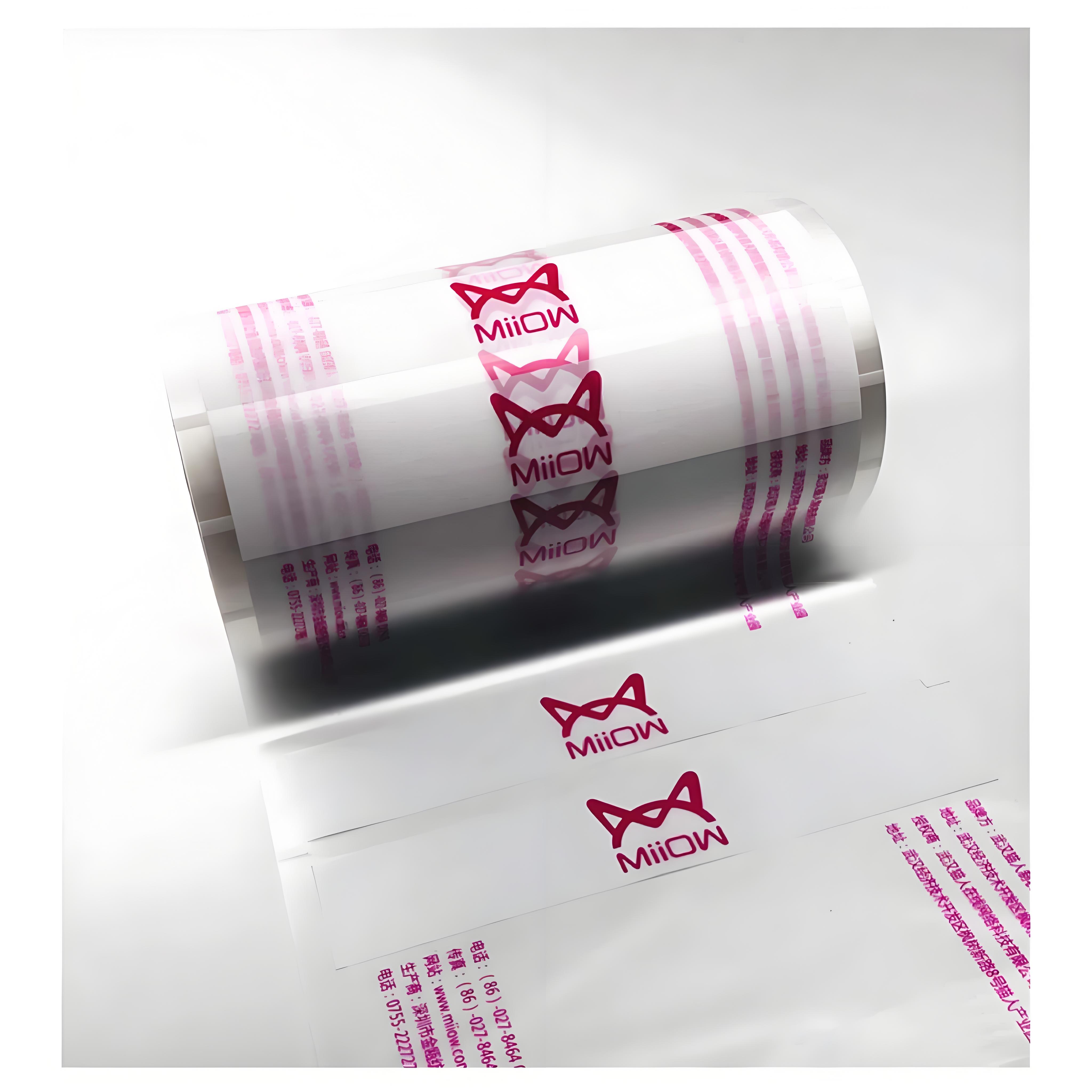 High Light Transparent BOPP Plastic Roll Film 50 Micron Thickness 30cm Width Soft Glossy Surface for Daily Use Low Price