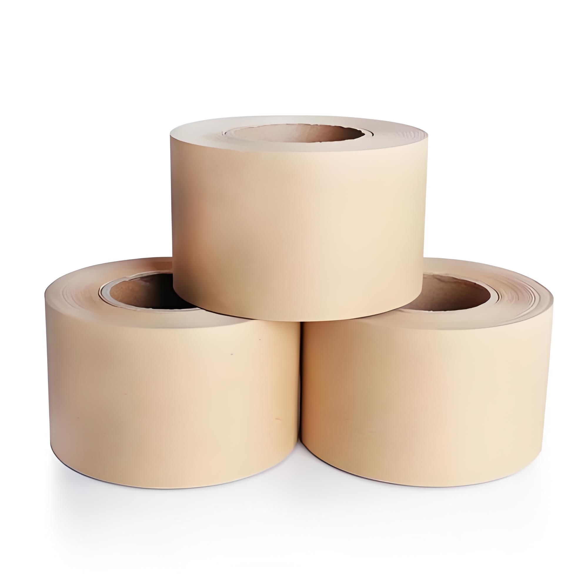 Self-Adhesive Writable Kraft Paper Tape Premium Pressure Sensitive Adhesive Paper Sealing Tape for Box Packaging