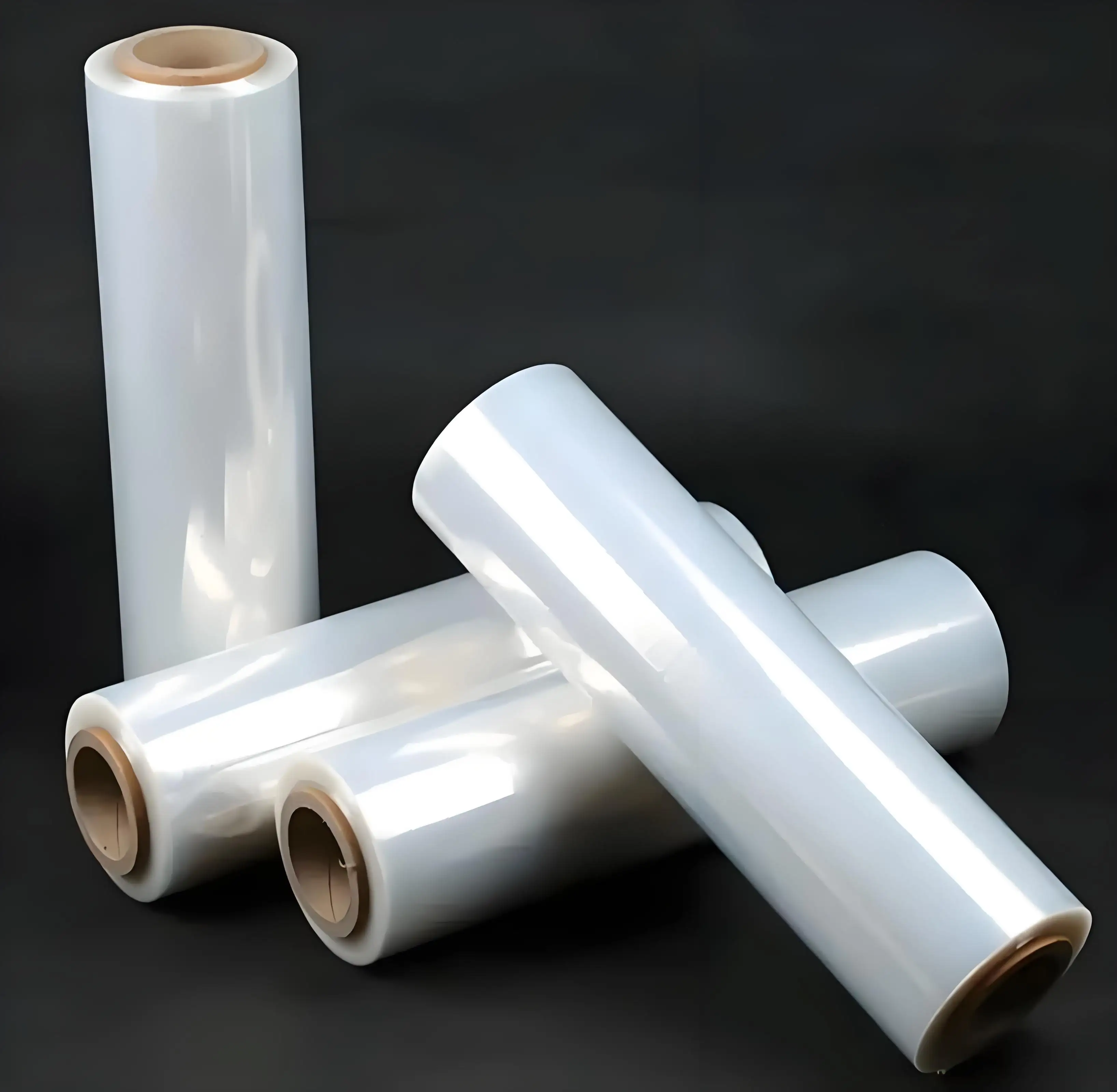40CM Large Roll PE Clear Hand Plastic Packaged Roll Pe Wrap Film Stretch Film