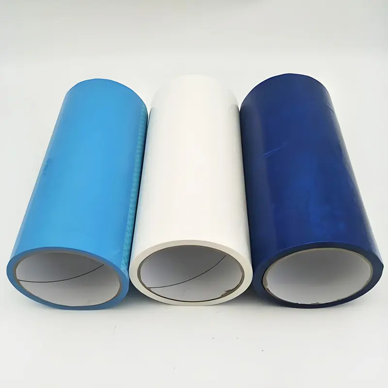 Waterproof Blue Mopp Film Single Sided Adhesive Tape No Residue Refrigerator Strapping Tape for Long-Distance Shipping