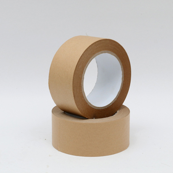 Self-Adhesive Writable Kraft Paper Tape Premium Pressure Sensitive Adhesive Paper Sealing Tape for Box Packaging