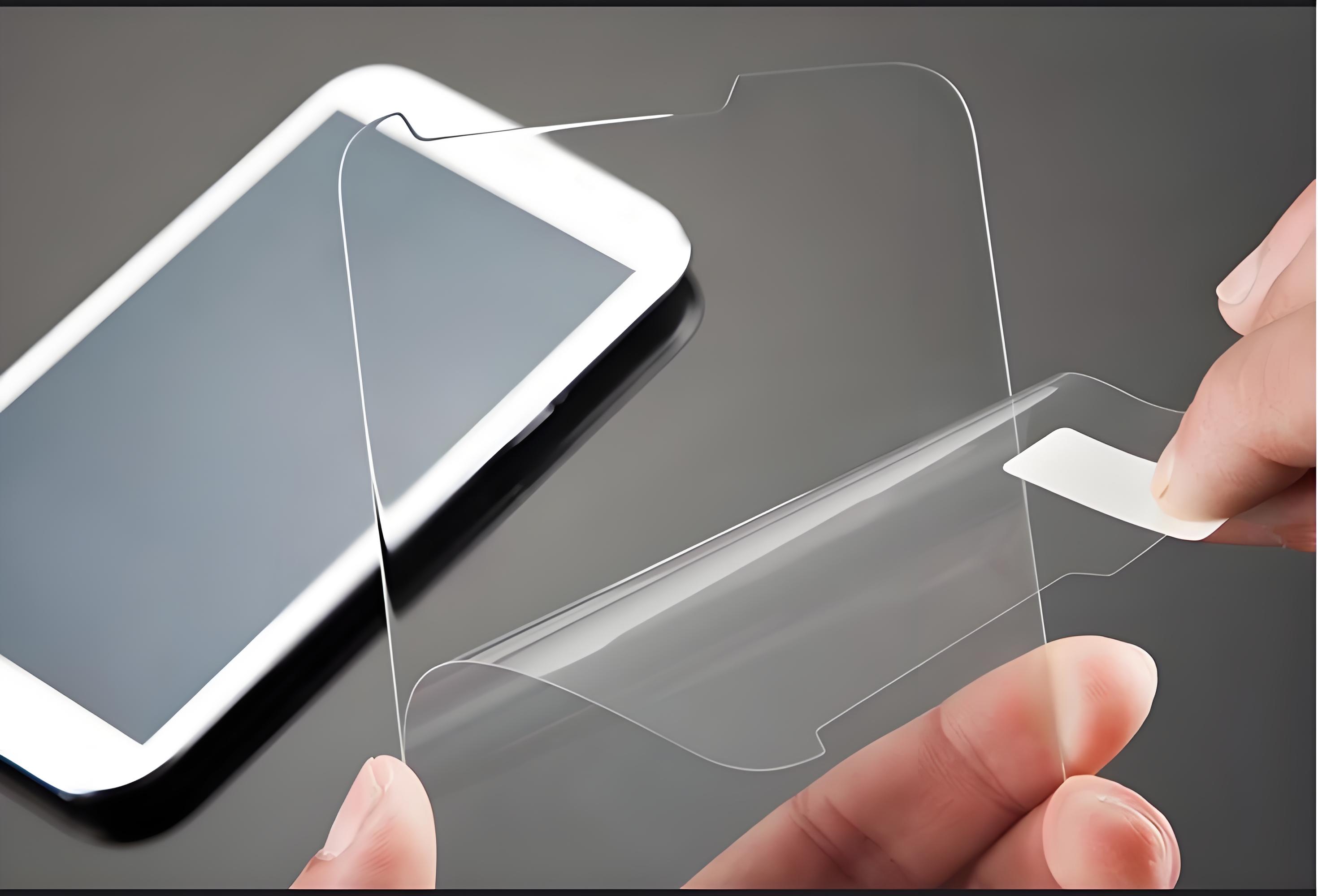 New Trend Single Sided Silicone Adhesive PET Protective Film High Gloss Light Guide Plate for Mobile Phones Available 50cm 30cm