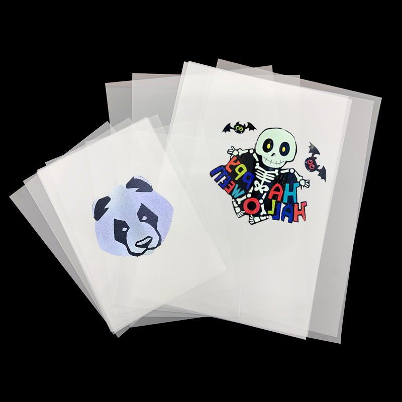 Double-Sided PET Heat Transfer Hot Stamping Film with Customizable Size Hot Peeling Bright Colors for Clothes