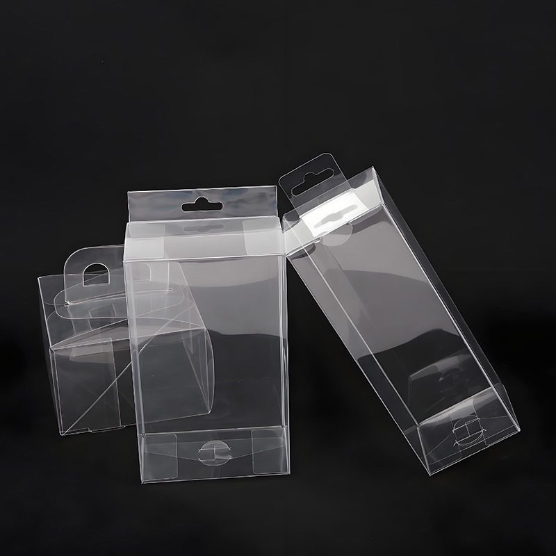 Custom PET Transparent square Rectangular Plastic Packaging Box
