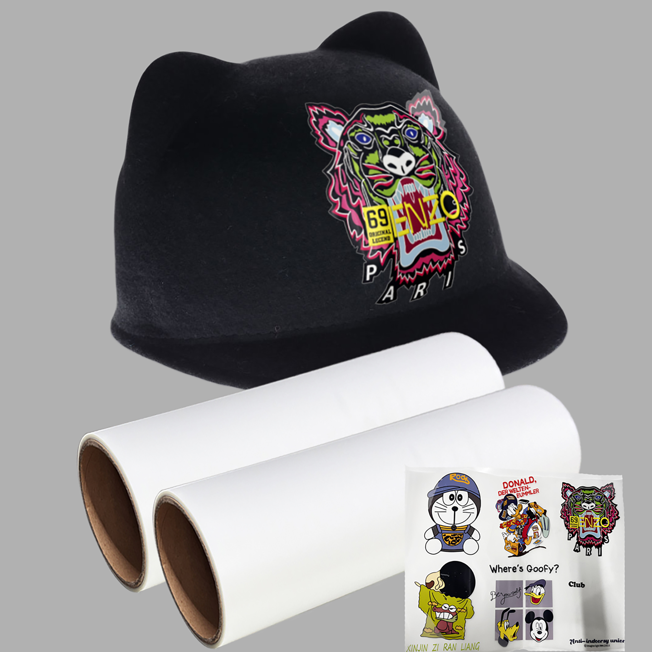 Customized 60cm Instant Film DTF Roll Film Transparent Premium Hot Peel T-shirt DTF Transfer Film Digital Printing