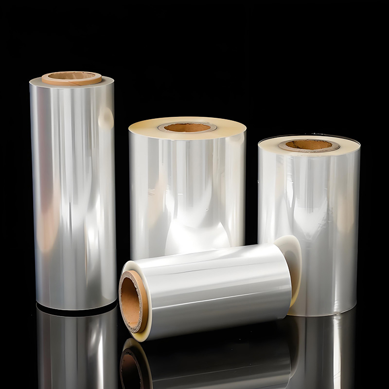 Professional 50 Micron BOPP Acrylic Coating Film Roll Plain Glossy High-Gloss Soft Packaging Materials Casting Process