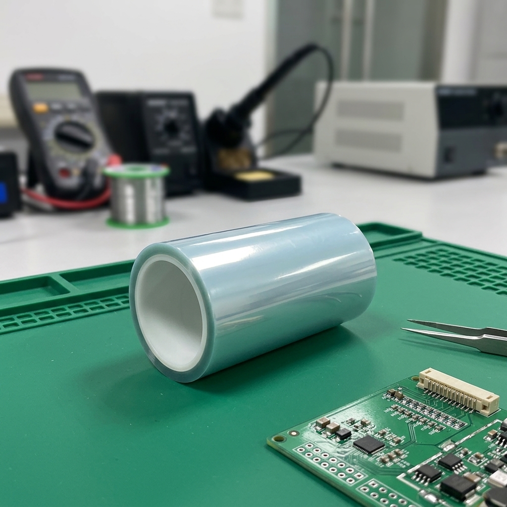 Heavy Duty Stay-Put High Tack PET Silicone Film Heat Resistant 180&deg;C Temporary Guard for Reflow Soldering PCB Surface Masking