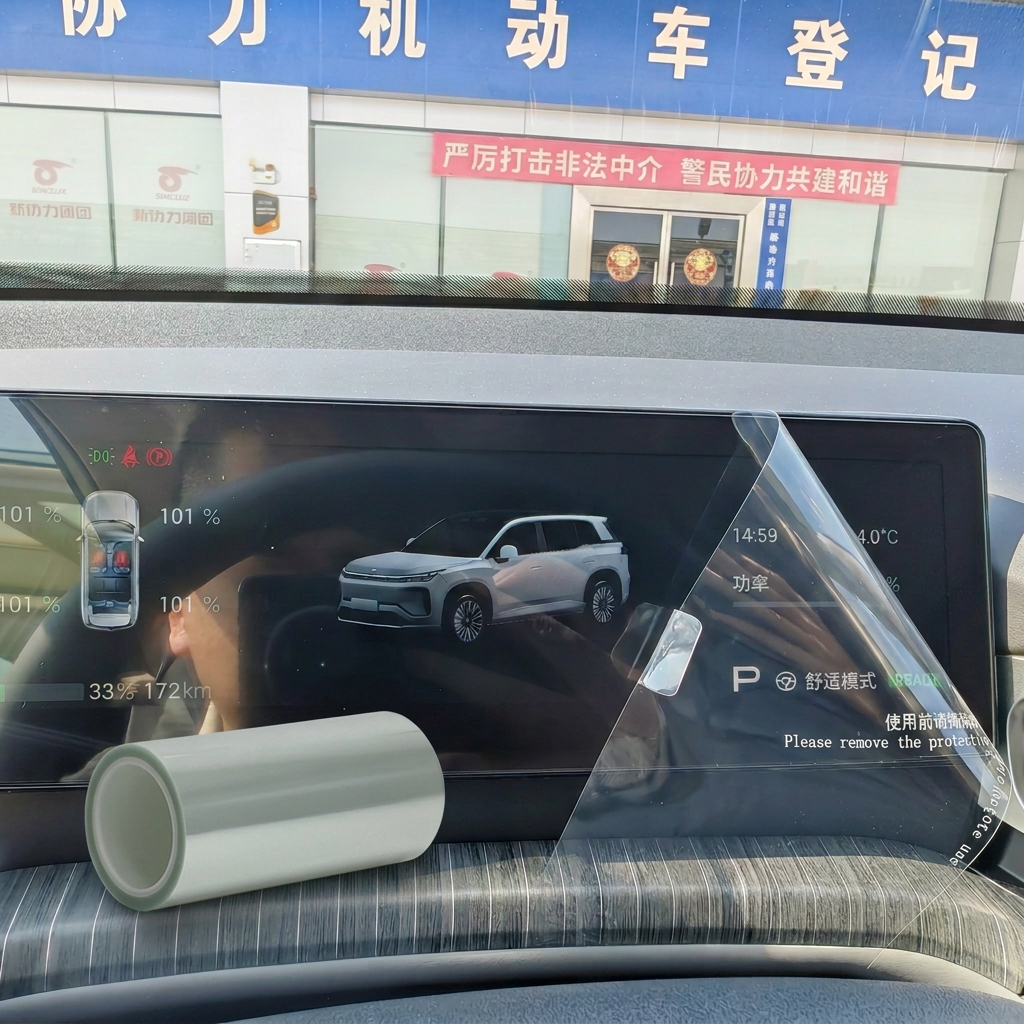 Temporary PET Plastic Surface Protective Film PET Protective Film Roll Anti-damage Film for All Industrial Surfaces