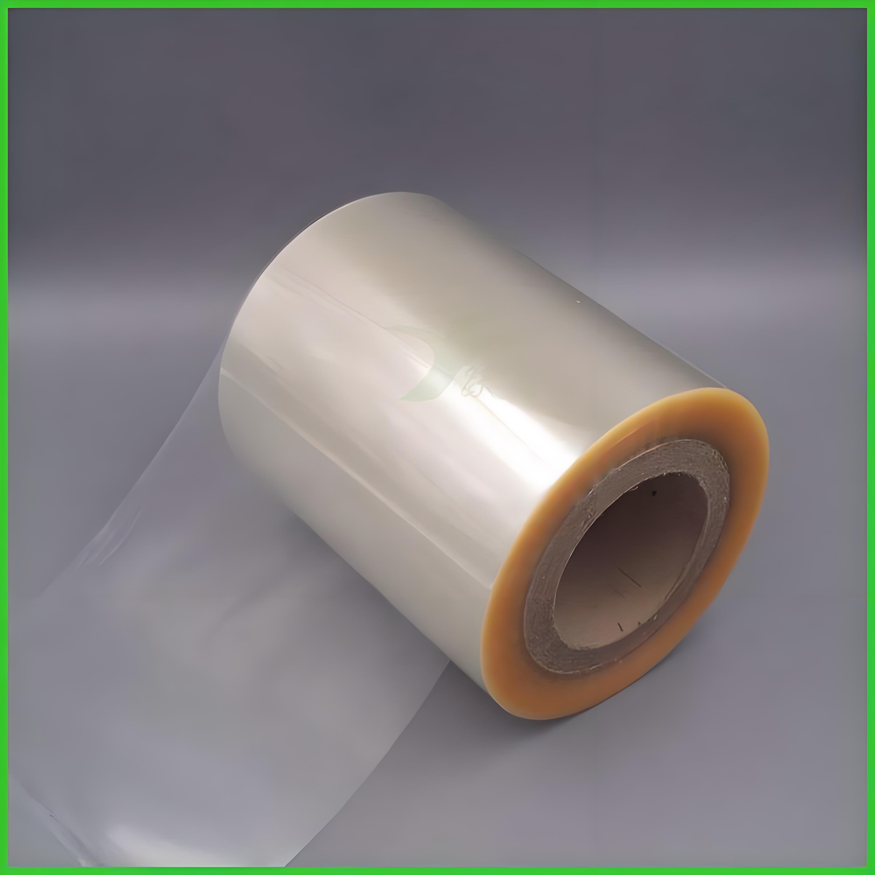 New Trend High Glossy Plain Transparent BOPP Soft Film Jumbo Roll Easy Sticking Electronic Embossed Disinfected Tableware