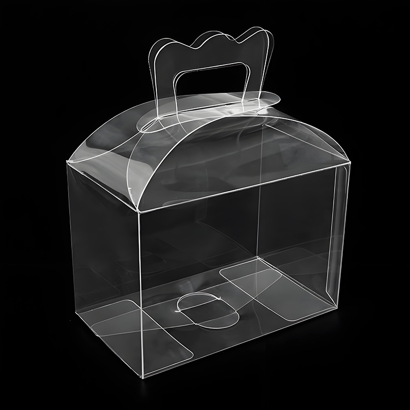 Custom PET Transparent square Rectangular Plastic Packaging Box