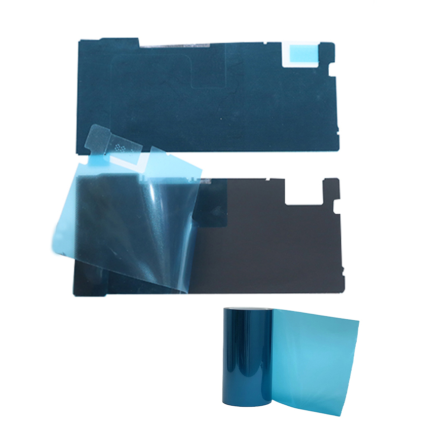 Best Sale Blue PET Self-Adhesive Protective Film High Temperature Soft Glossy Surface Casting Die Cutting ISO9001 Certified 100