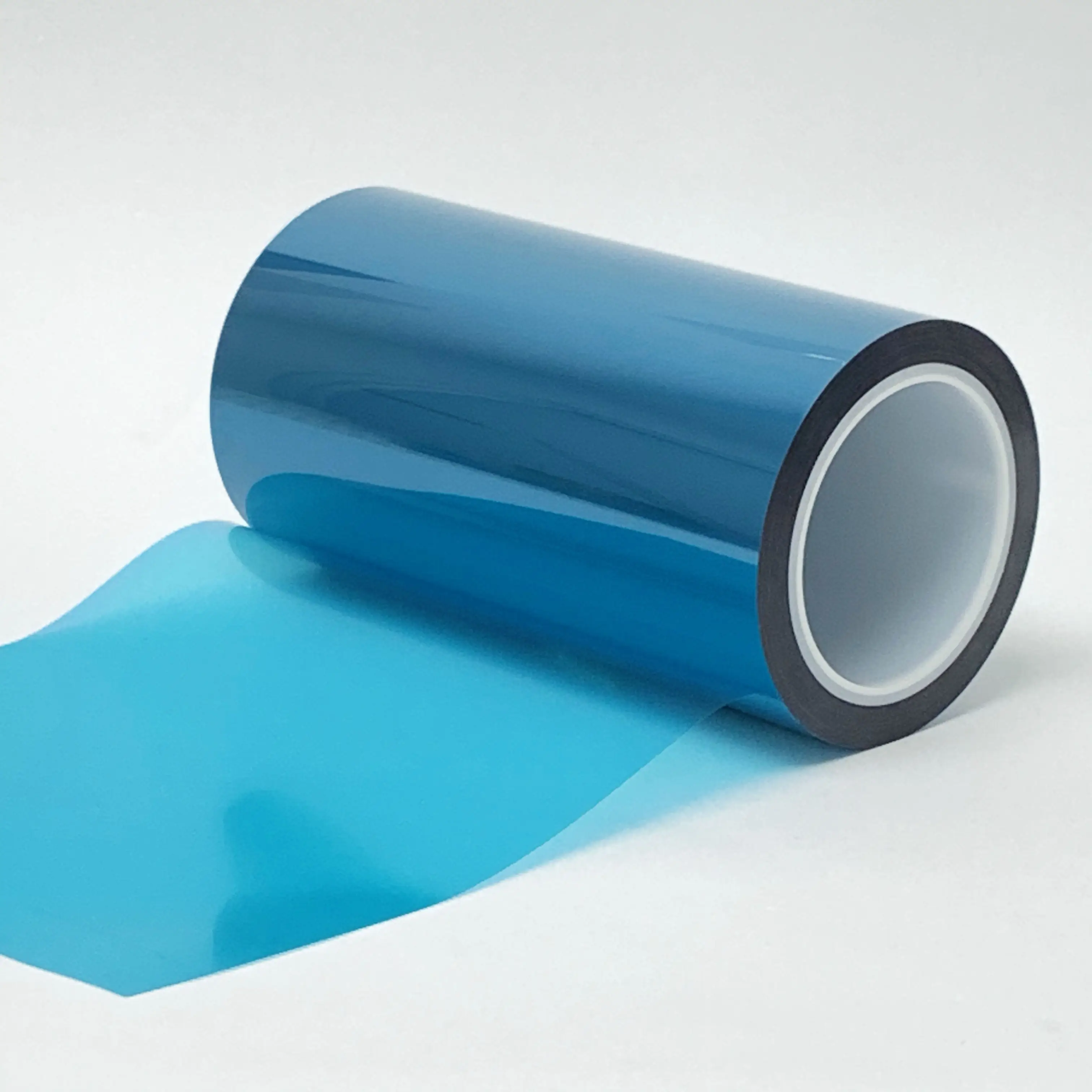 High Transparent Easy Tear Blue PET Protective Film for Electronic Device Screen Die Cutting