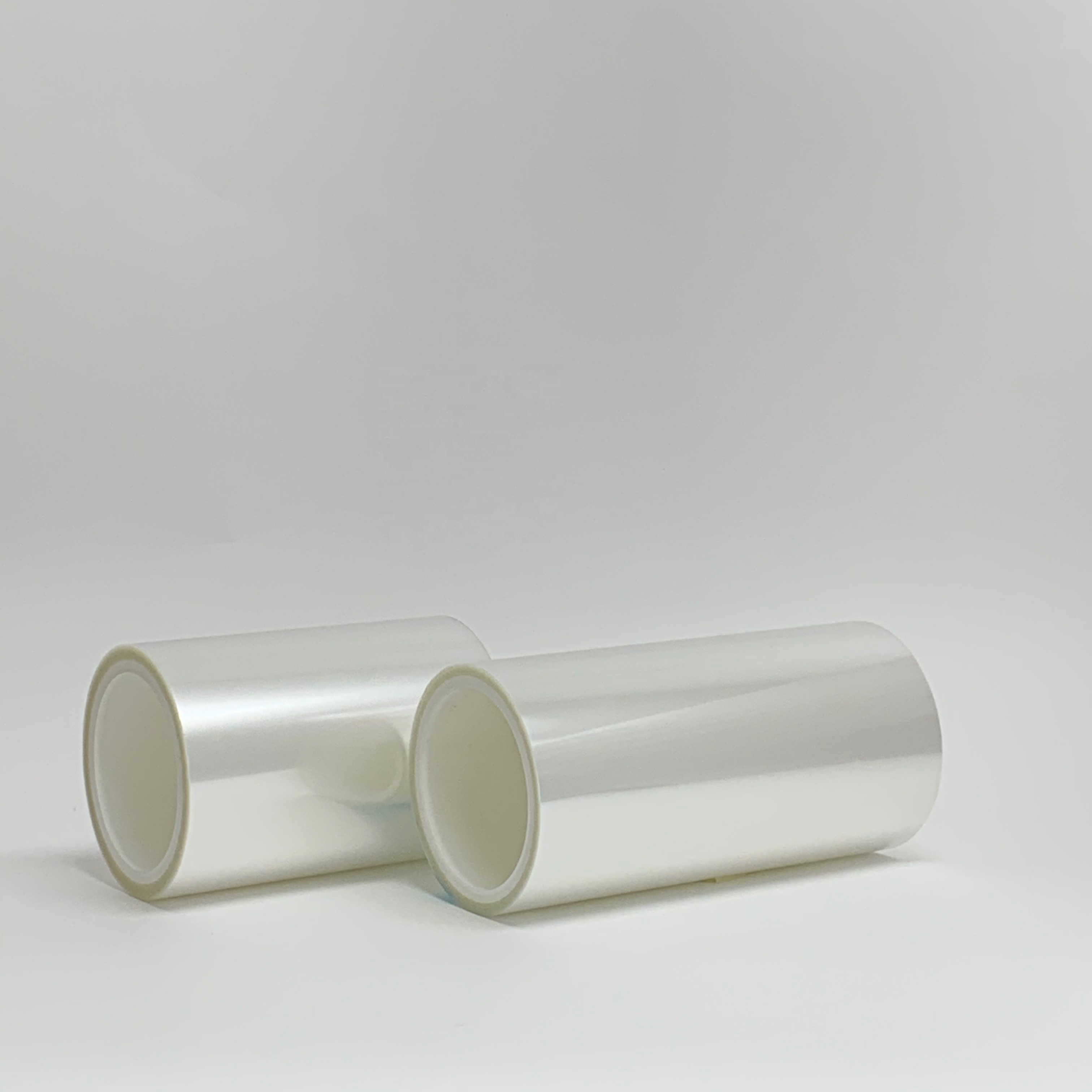 Factory Anti-Static PET 100micron Protective Film Soft High-Glossy Plastic Film 300m Roll Package for Stainless Steel Plate