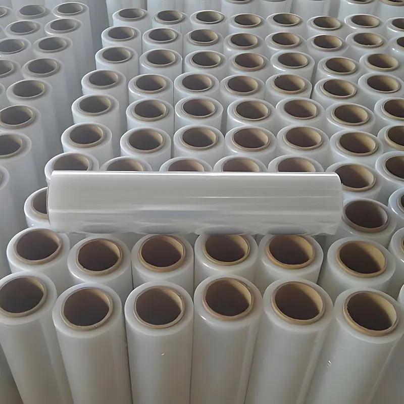 40CM Large Roll PE Clear Hand Plastic Packaged Roll Pe Wrap Film Stretch Film