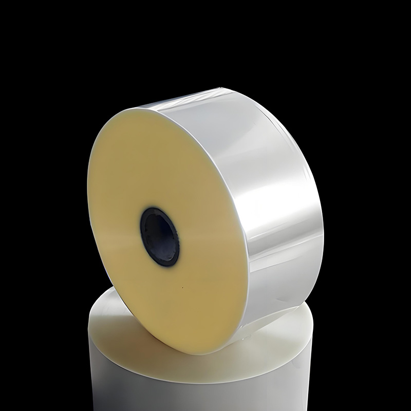 New Trend High Glossy Plain Transparent BOPP Soft Film Jumbo Roll Easy Sticking Electronic Embossed Disinfected Tableware