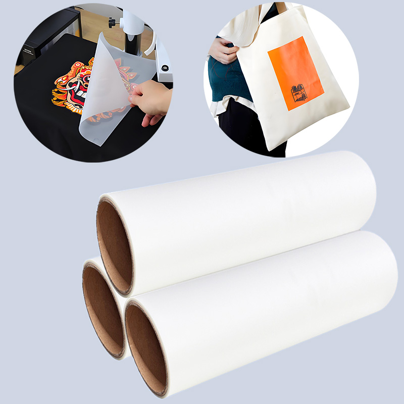 Double-Sided PET Heat Transfer Hot Stamping Film with Customizable Size Hot Peeling Bright Colors for Clothes