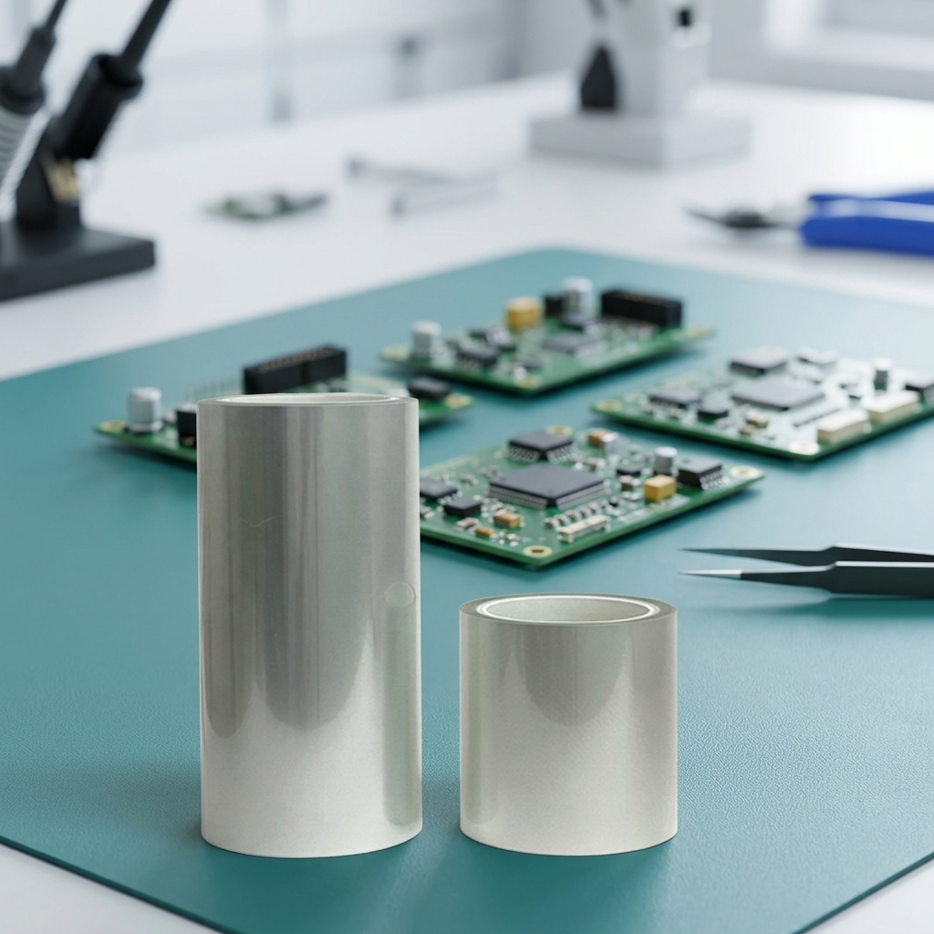Anti-Static ESD PET Protective Film Roll Clear Transparent PET Film for PCB Electronic Components