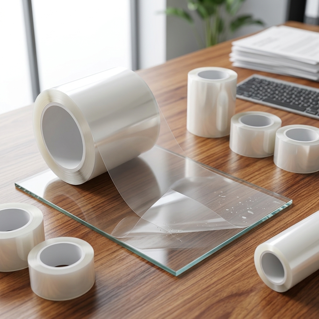 Best Selling Non-Trace Graphene Heat Sink Pet Protective Film Soft Plastic Roll Film High Glossy Glossy Plain Surface Casting