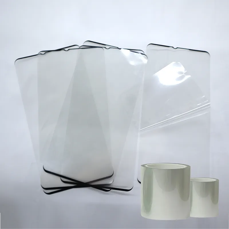 Wholesale Anti-Graffiti PET Protection Film for Glass Self-Adhesive 50 Micron Thick Glossy Surface Rigid Plastic Casting