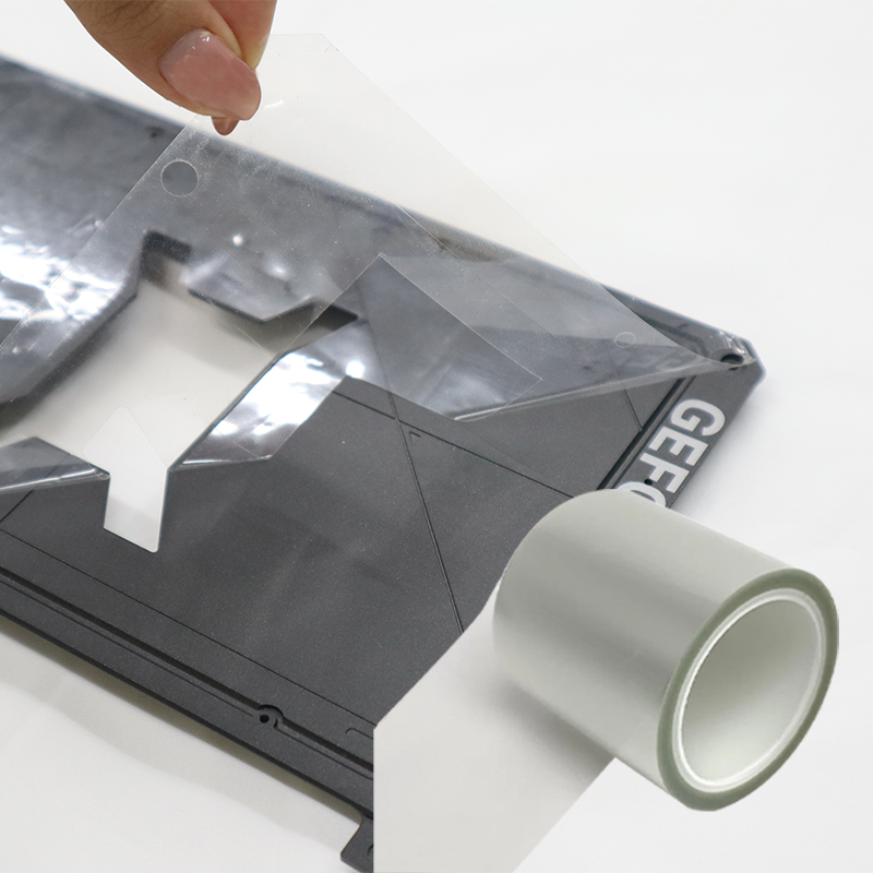 PET Adhesive Protective Film Industrial Uses Flexible Plastic Designed Steel Plate Metals