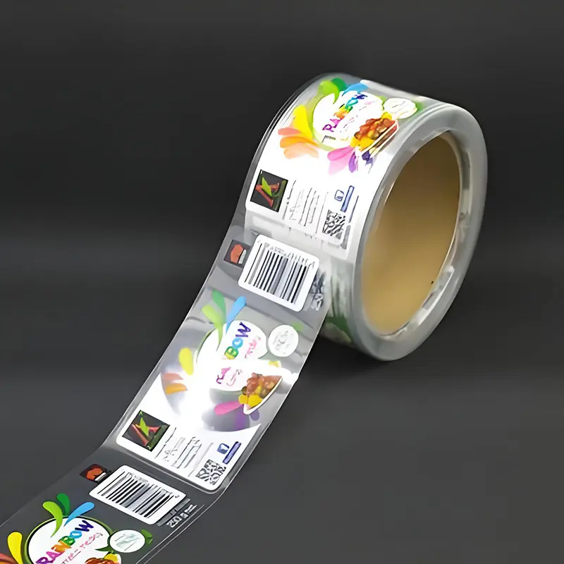 BOPP Transparent Self-adhesive Sticker Wash Bottle Label Customization