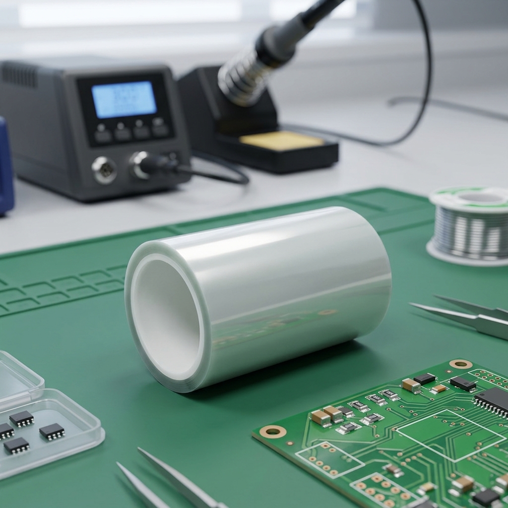 Heavy Duty Stay-Put High Tack PET Silicone Film Heat Resistant 180&deg;C Temporary Guard for Reflow Soldering PCB Surface Masking