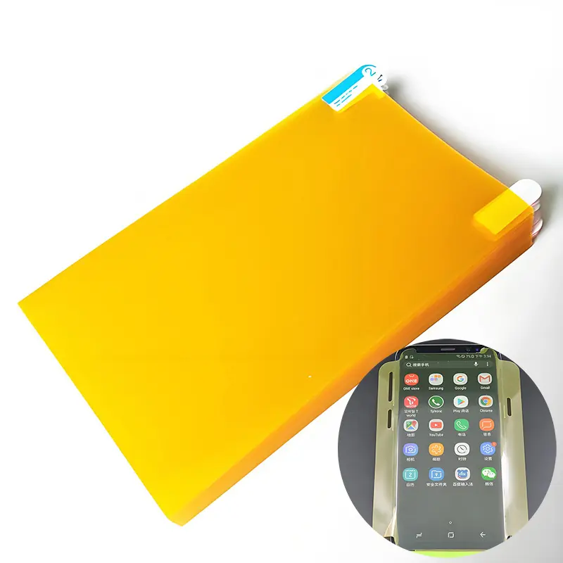 Customer Customized Soft Tempered Glass Screen Hydrogel Protective Film TPU Screen Protective Film Roll
