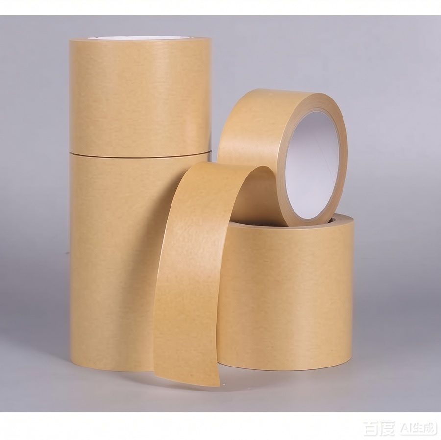 Water-free Brown Kraft Paper Packaging Tape High-Tack Pressure Sensitive Adhesive Tape for Shipping Boxes