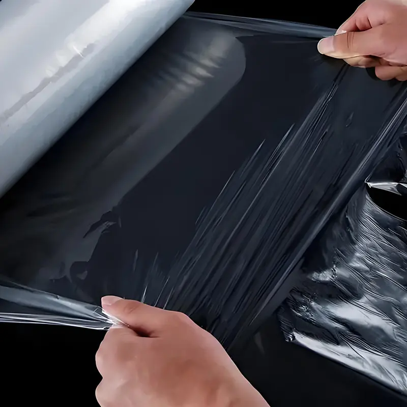 40CM Large Roll PE Clear Hand Plastic Packaged Roll Pe Wrap Film Stretch Film